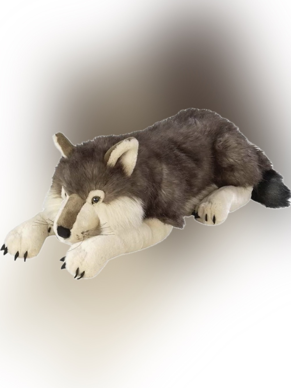 Wolf Plush 30@ Long Realistic Wild Republic Jumbo Stuffed Animal Toy Like New